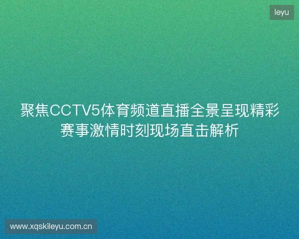 聚焦CCTV5体育频道直播全景呈现精彩赛事激情时刻现场直击解析