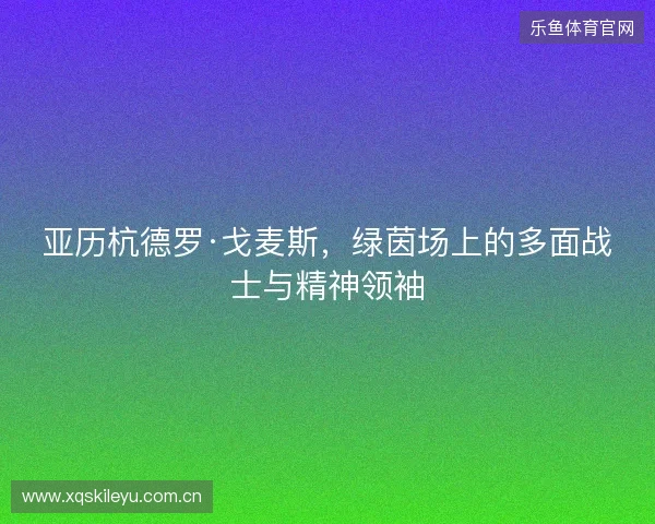 亚历杭德罗·戈麦斯，绿茵场上的多面战士与精神领袖